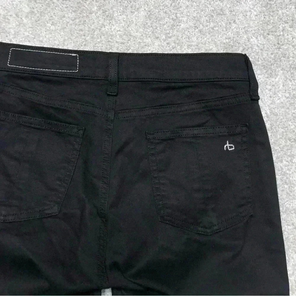 Rag & Bone Skinny Black Jeans - Picture 7 of 10